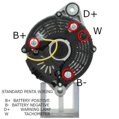 12V 70 AMP VOLVO PENTA ALTERNATOR AQ MD KAD TAMD