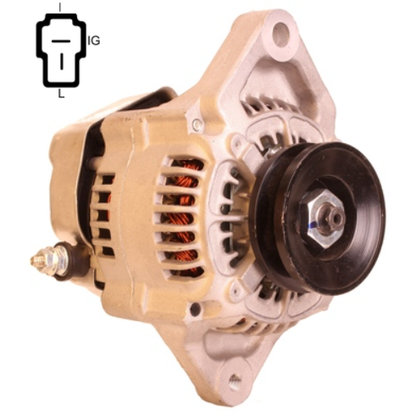 JOHN DEERE MOWER 60 AMP ALTERNATOR AM880701